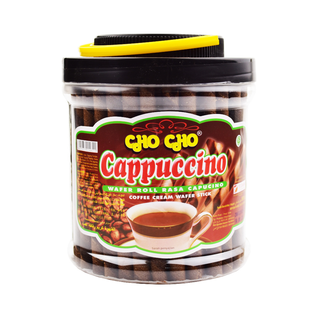 

Biskuit Wafer Stik CHO CHO Cappuccino 500 Gr Toples