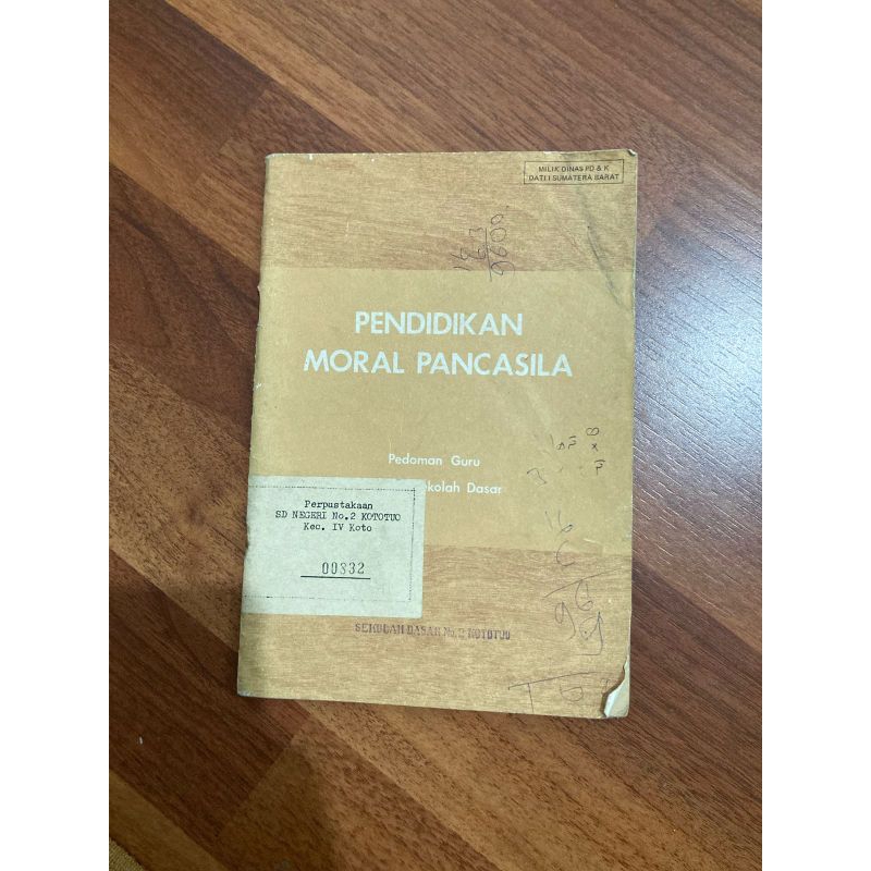 Buku - Pendidikan Moral Pancasila Untuk kls 1