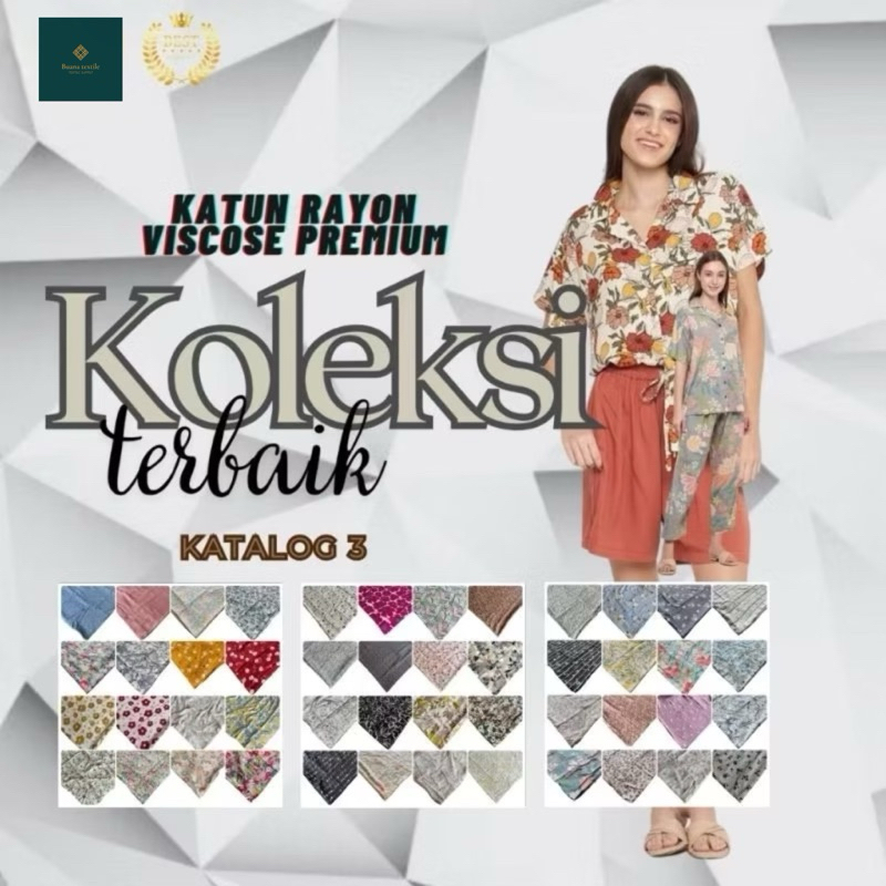 KAIN KATUN RAYON VISCOSE PREMIUM | KAIN KATUN RAYON MOTIF LABUBU | KATUN RAYON SERIES LABUBU | KATUN