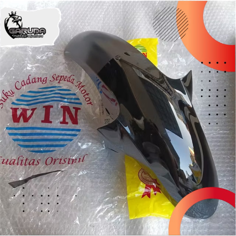 Spakbor Depan Slebor Depan Yamaha R15 V2 R15 Old Hitam WIN PNP CB GL Megapro