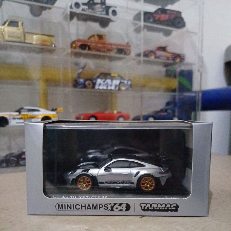 Minichamps64 | Tarmac Works Porsche 911 (922) GT3 RS GT Silver Metalic