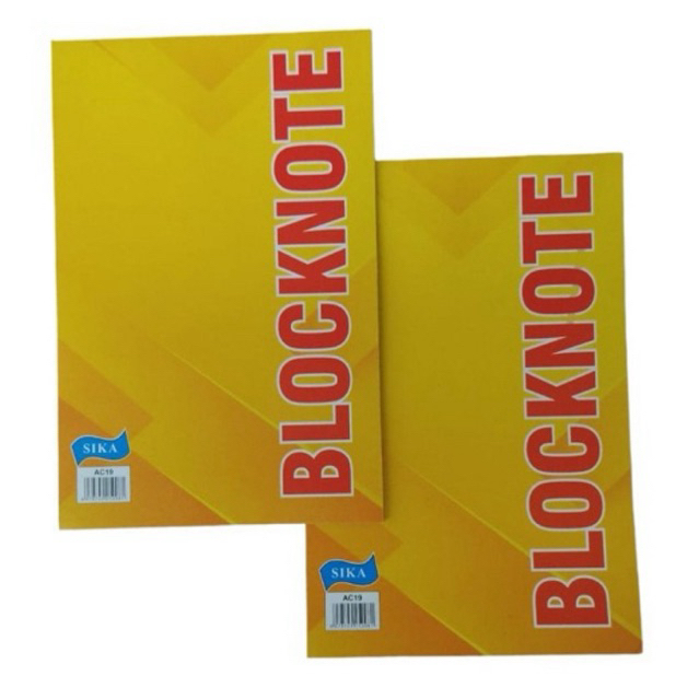 

Buku BlockNote SIKA No 15 Buku Catatan Kerja Sekolah AC-19 Blok Note Murah