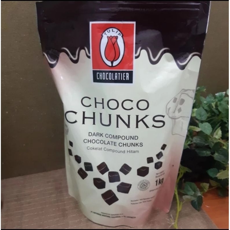 

tulip choco chunk 1kg 1pouch