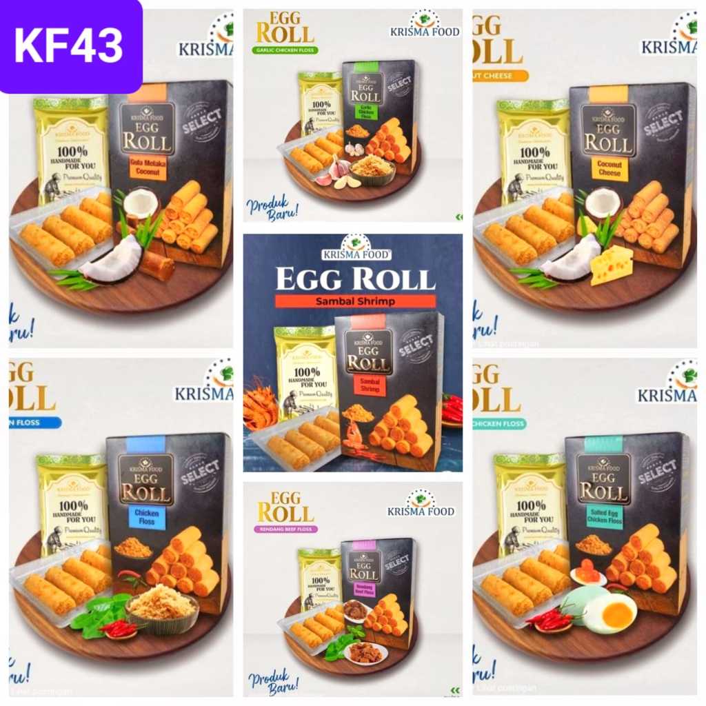 

Krisma Food Egg Roll Box 80gr
