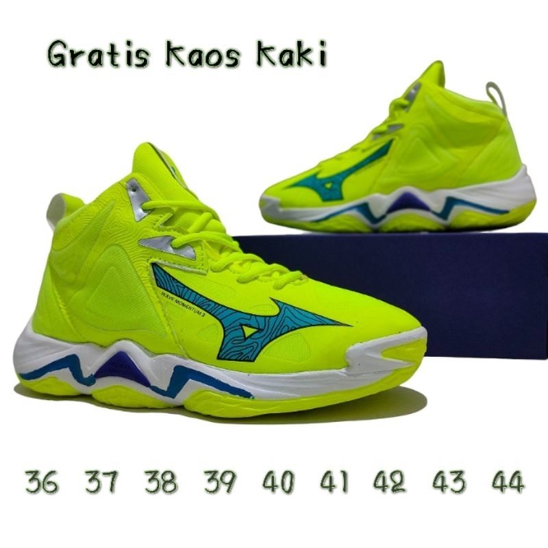 Mizuno Wave Lightning Z4 - Mizuno Wave Momentum 3 Mid - Sepatu Volly Murah