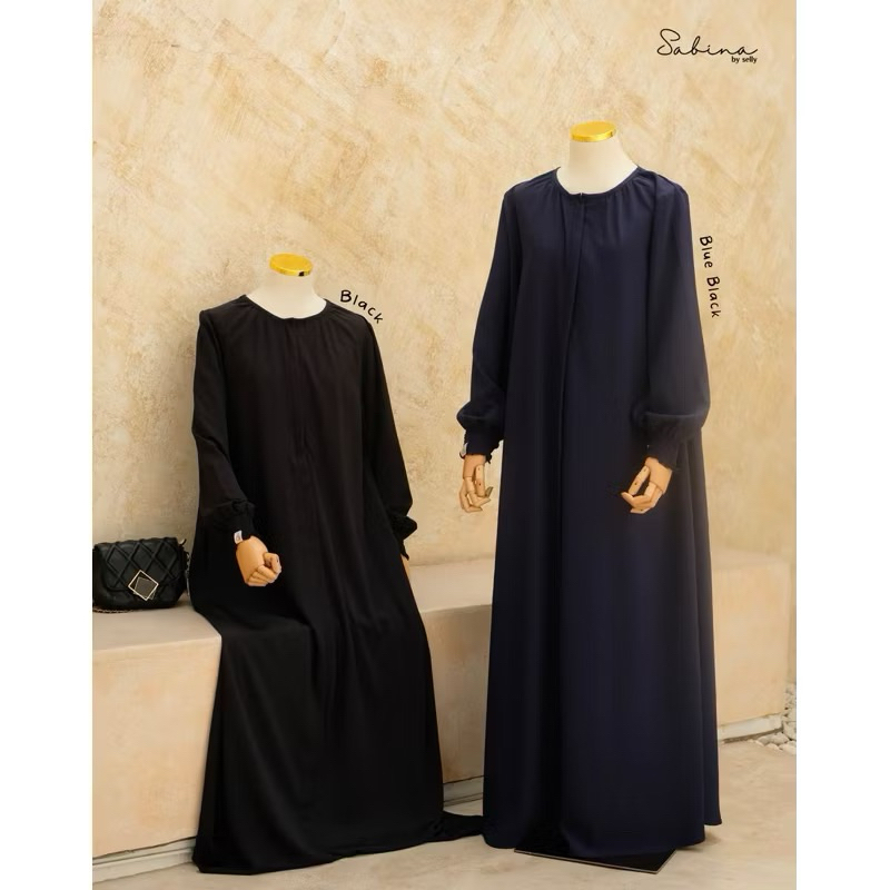 PRELOVED PL ABAYA DRESS GAMIS LIKE NEW SABINA BY SELLY ADARA BELLALUNA SISTRSIDE