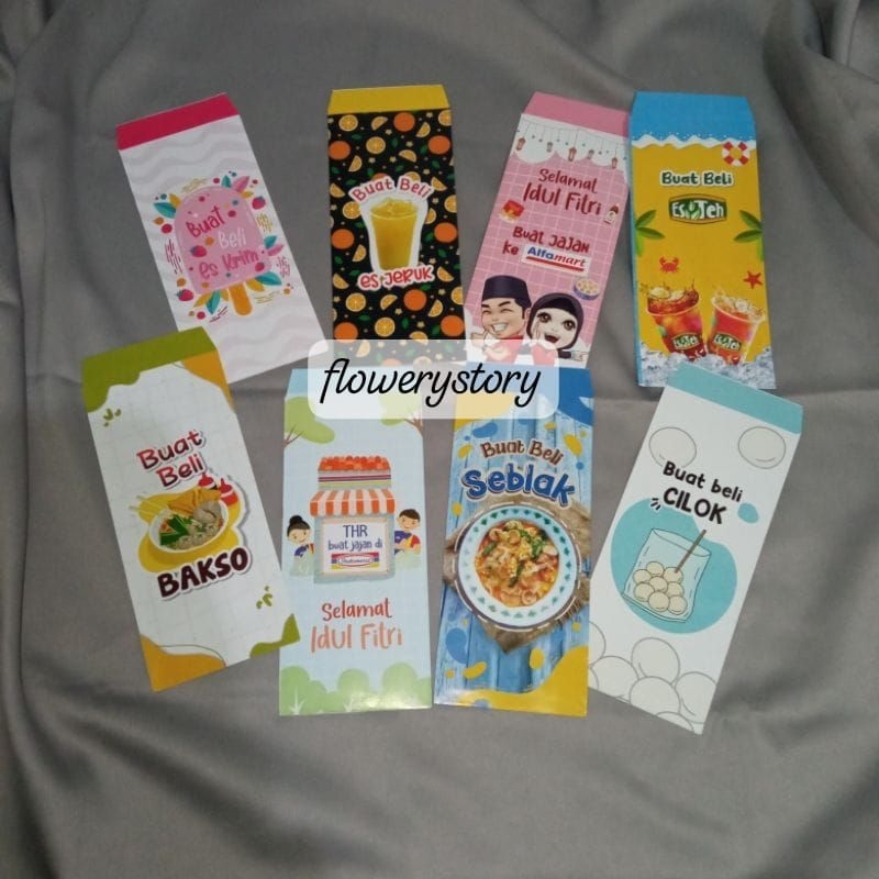 

Amplop lebaran unik dan lucu size jumbo tebal Ap 120 gsm