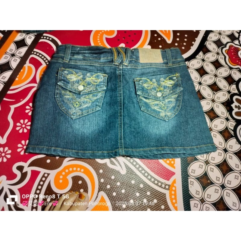 rok jeans rok levis rok pendek rok gaul rok kekinian