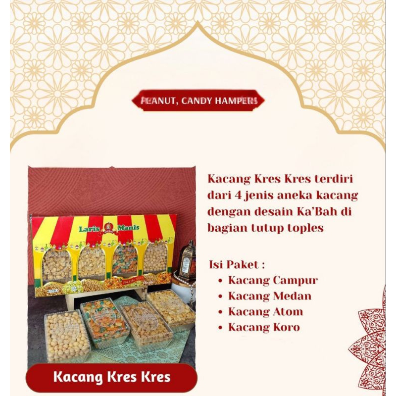 

HAMPERS PAKET LEBARAN KACANG MURAH KRES KRES