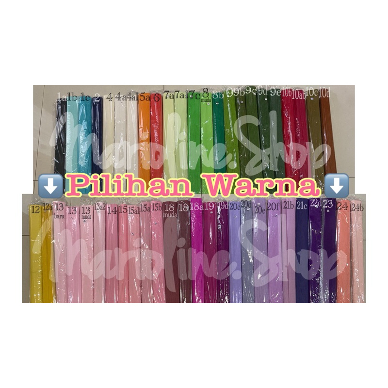 

Kertas Krep Crepe Paper Flower Paper Roll Kertas Krep Tebal Kertas Bunga Impor Kertas Krep 101