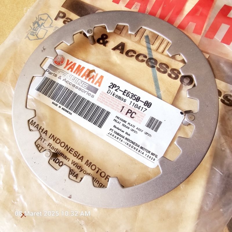 Plat kopling Jupiter Z burhan. 2P2-E6350-00