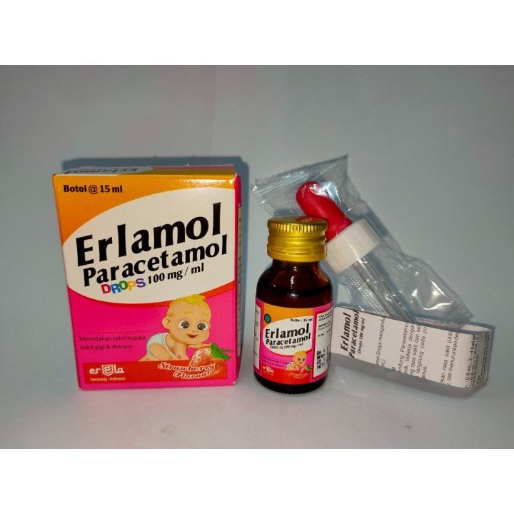 ERLAMOL DROP 15 ML UNTUK BAYI