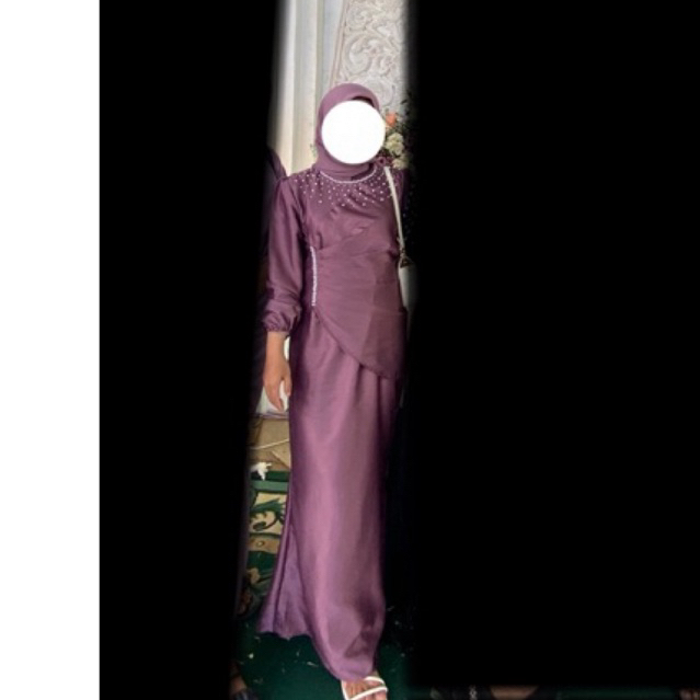 (Preloved) Dress satin mermaid