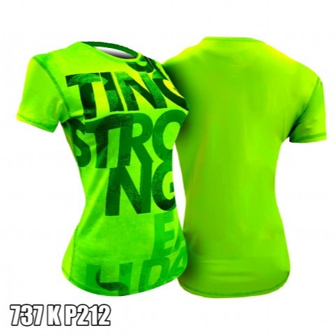 Kaos Pendek KP (seri hijau stabilo) by Sixpack