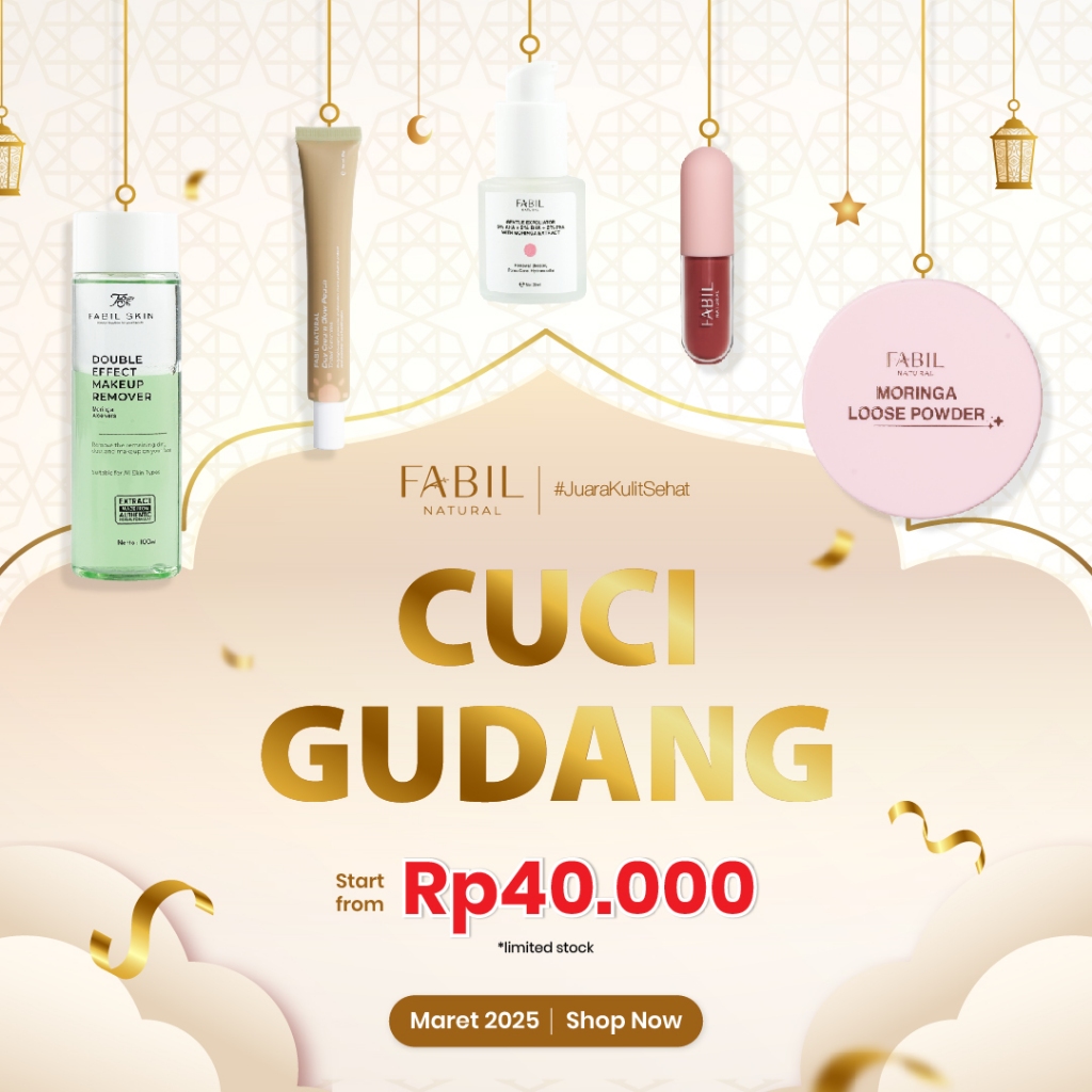 [HARGA TERBAIK] Fabil Natural Skincare Products | Daycream Toner Powder Serum Lip Matte