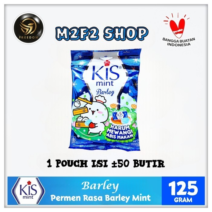 

Kis Mint Candy Barley Flavored | Permen Kembang Gula Rasa Barley - 125 gr (Kemasan Satuan)