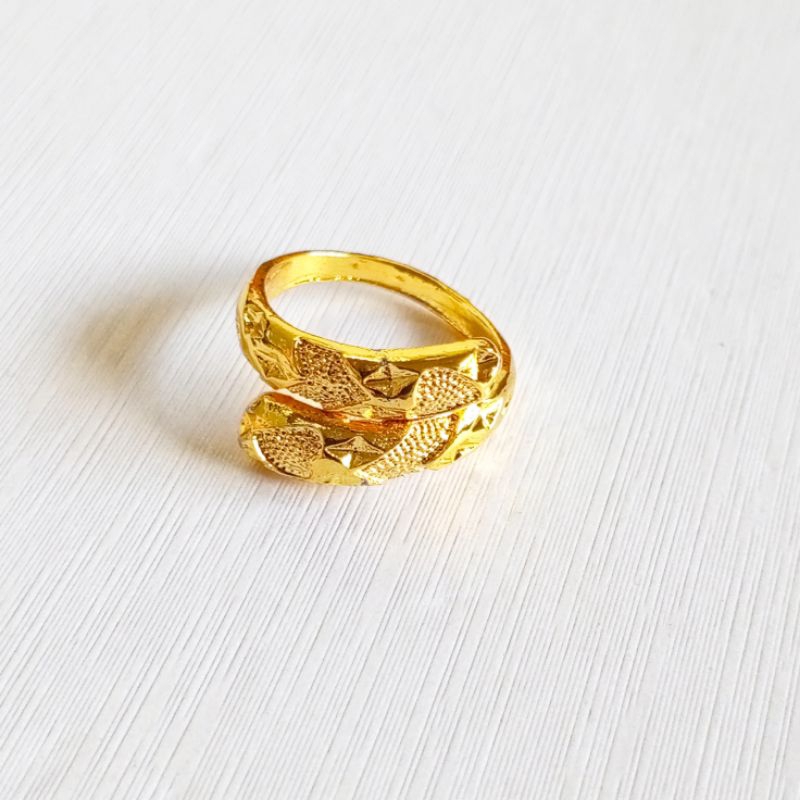 cincin fashion jewelry perhiasan emas gold 24k