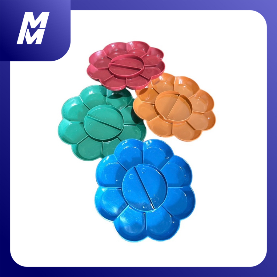 

Palete Cat Air | Tempat Cat Air Lukis Bunga Doff 1 pc