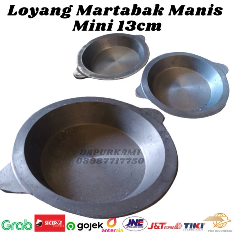 Loyang Martabak Mini Besi • Loyang Martabak Manis 13cm