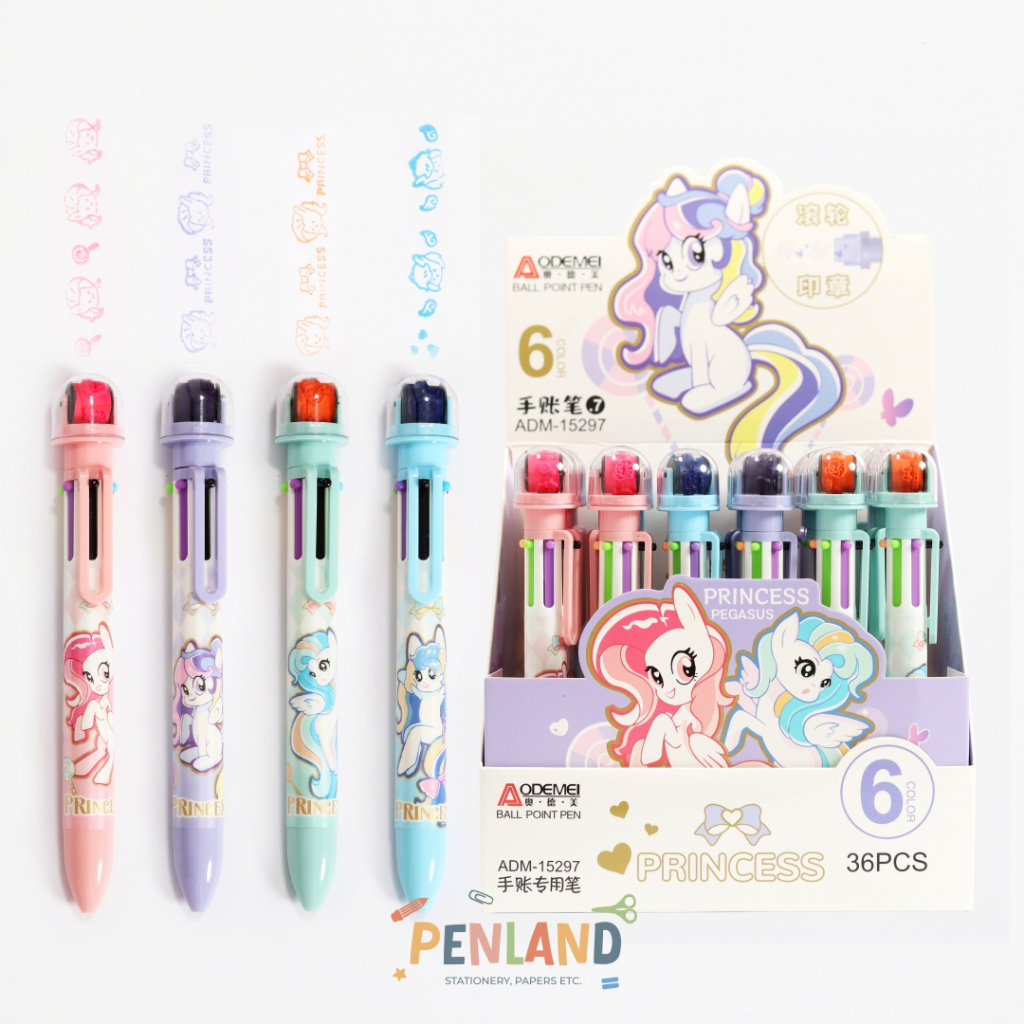 

Pulpen Pen Bolpen 6 Warna ADM-15297 PL00044 Murah Bisa COD