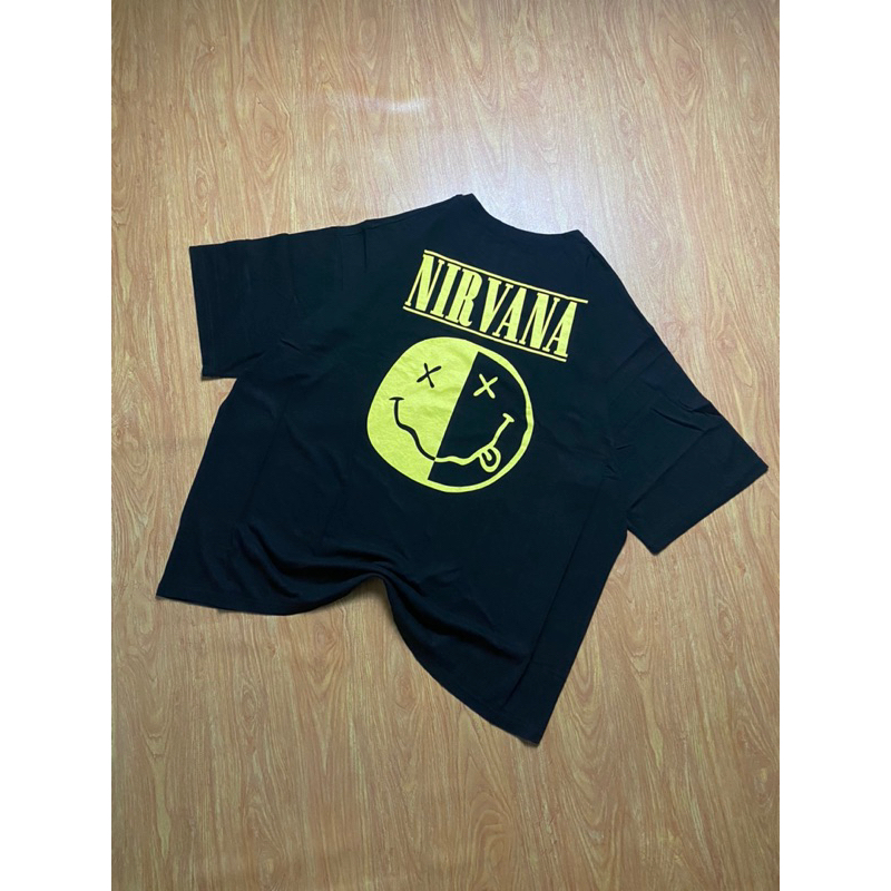 Kaos Tshirt Vintage Nirvana Fashion Second