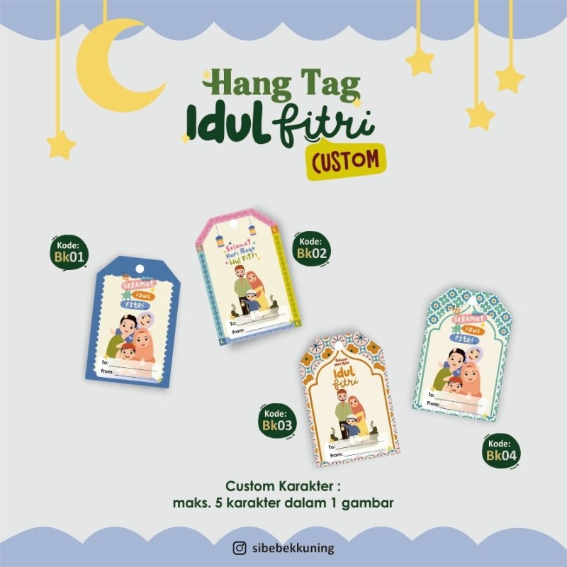 Hang Tag Lebaran Custom