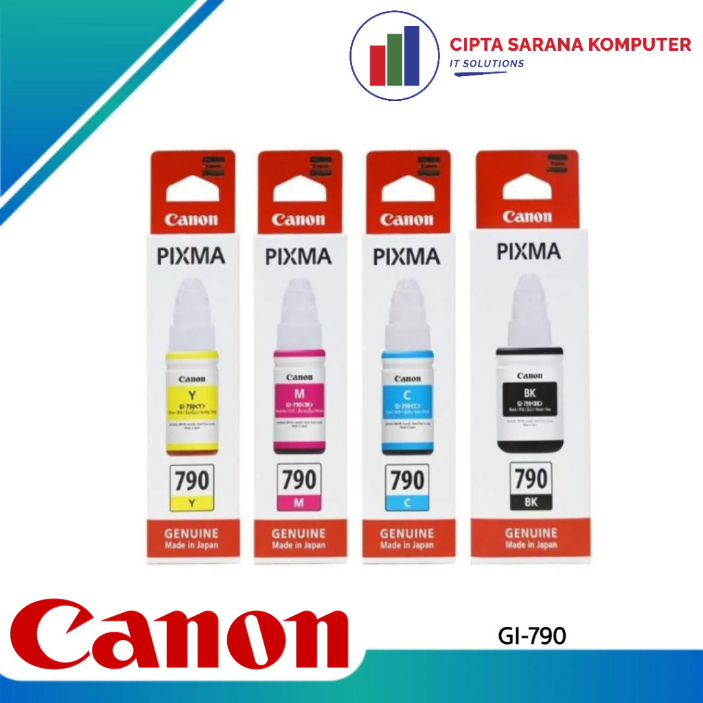 Tinta Original Canon 790 GI-790 - Tinta Printer Canon G1010 G2010 G3010 G4010