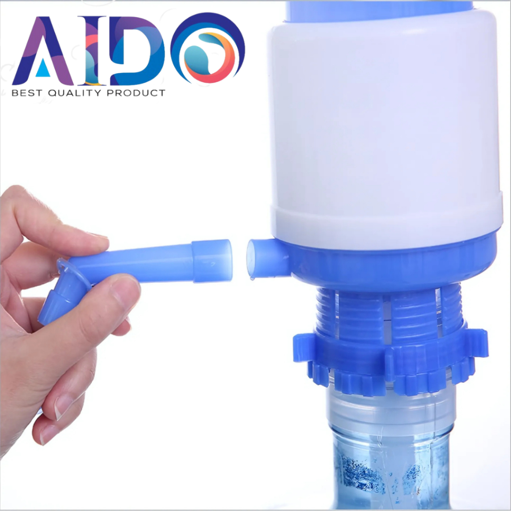 Pompa Galon Air Manual Standar untuk Segala Ukuran Botol Air/Galon — 9