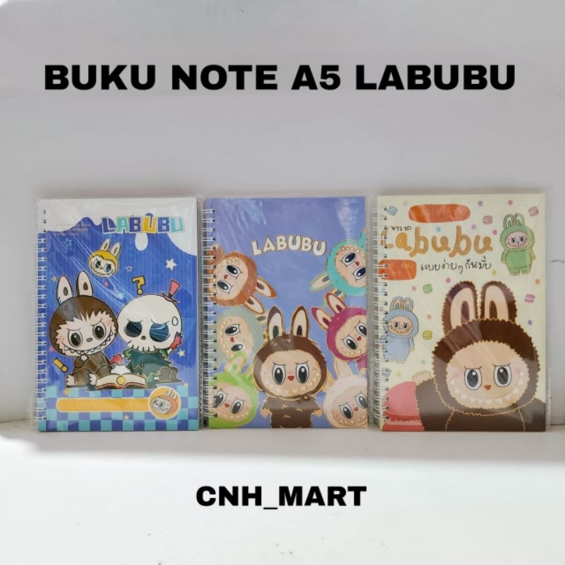 

Note book spiral A5 Labubu ,Buku Note A5 Labubu, Note Book Labubu Isi 60Lembar