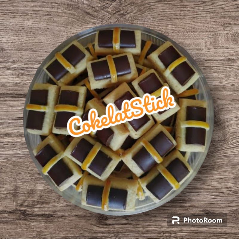 

kue kering coklat stick kue lebaran cookies