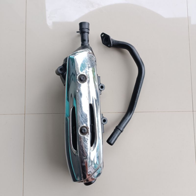 knalpot set leheran suzuki skywave original