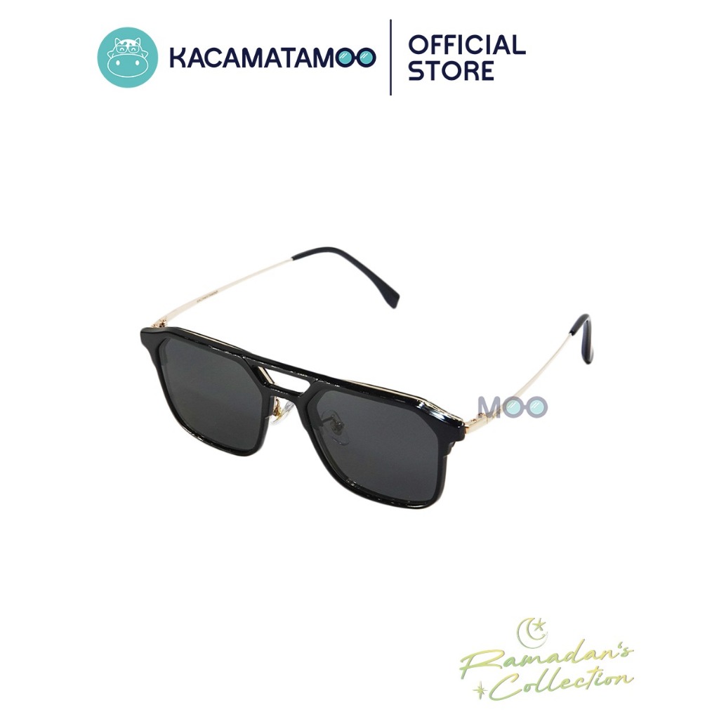 KACAMATAMOO Frame Kacamata Clip On Titanium CO1026 RAMADHAN COLLECTION Kacamata 2 in 1 minus silinde