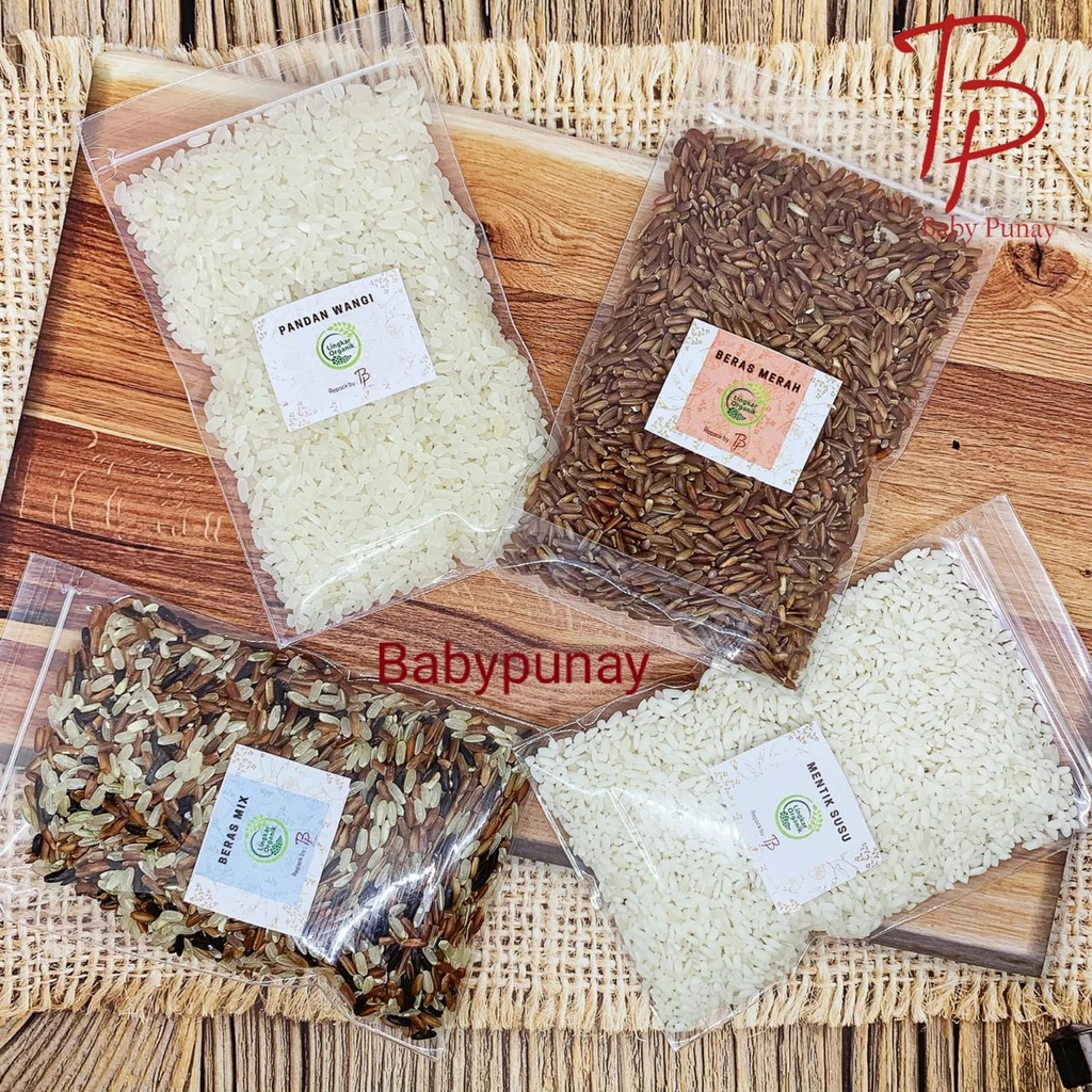 

BERAS REPACK MPASI BERAS ORGANIK LINGKAR ORGANIK BERAS MERAH BERAS MENTIK SUSU BERAS MIX 100GR | BERAS MPASI