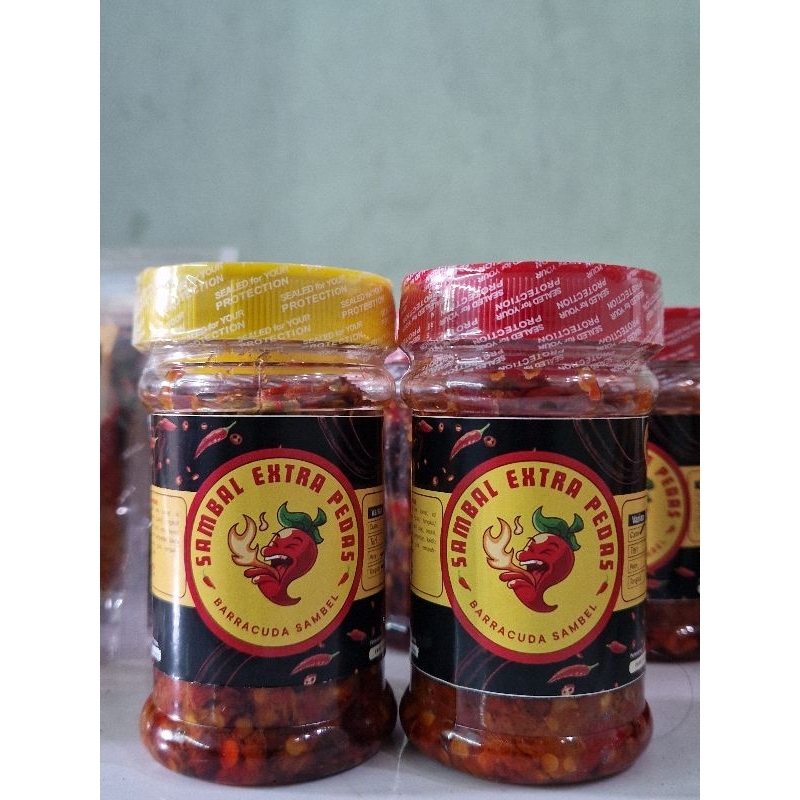 

[150 gram] Sambal cumi \ tongkol\ teri\ pete | Barracuda Sambal