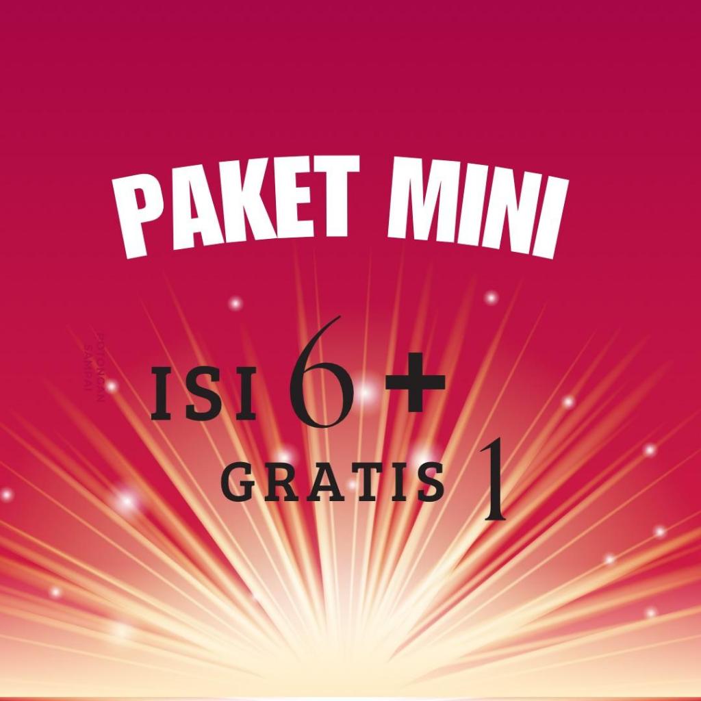 

Paket Mini isi 6 gratis 1