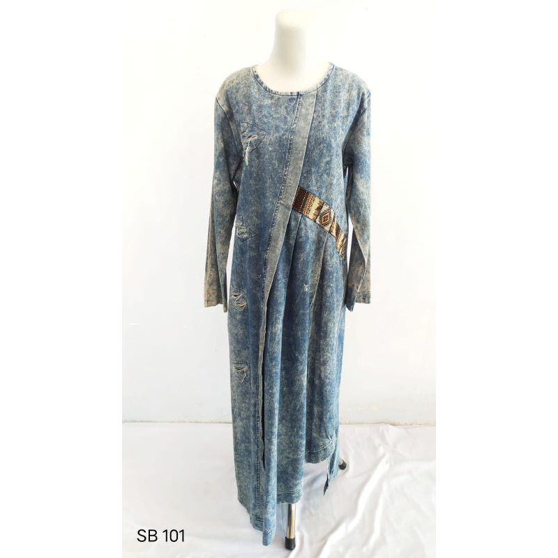 gamis wanita levis/GAMIS CANTIK/GAMIS LEVIS/DRESS LEVIS/GAMIS JEANS/SB 101