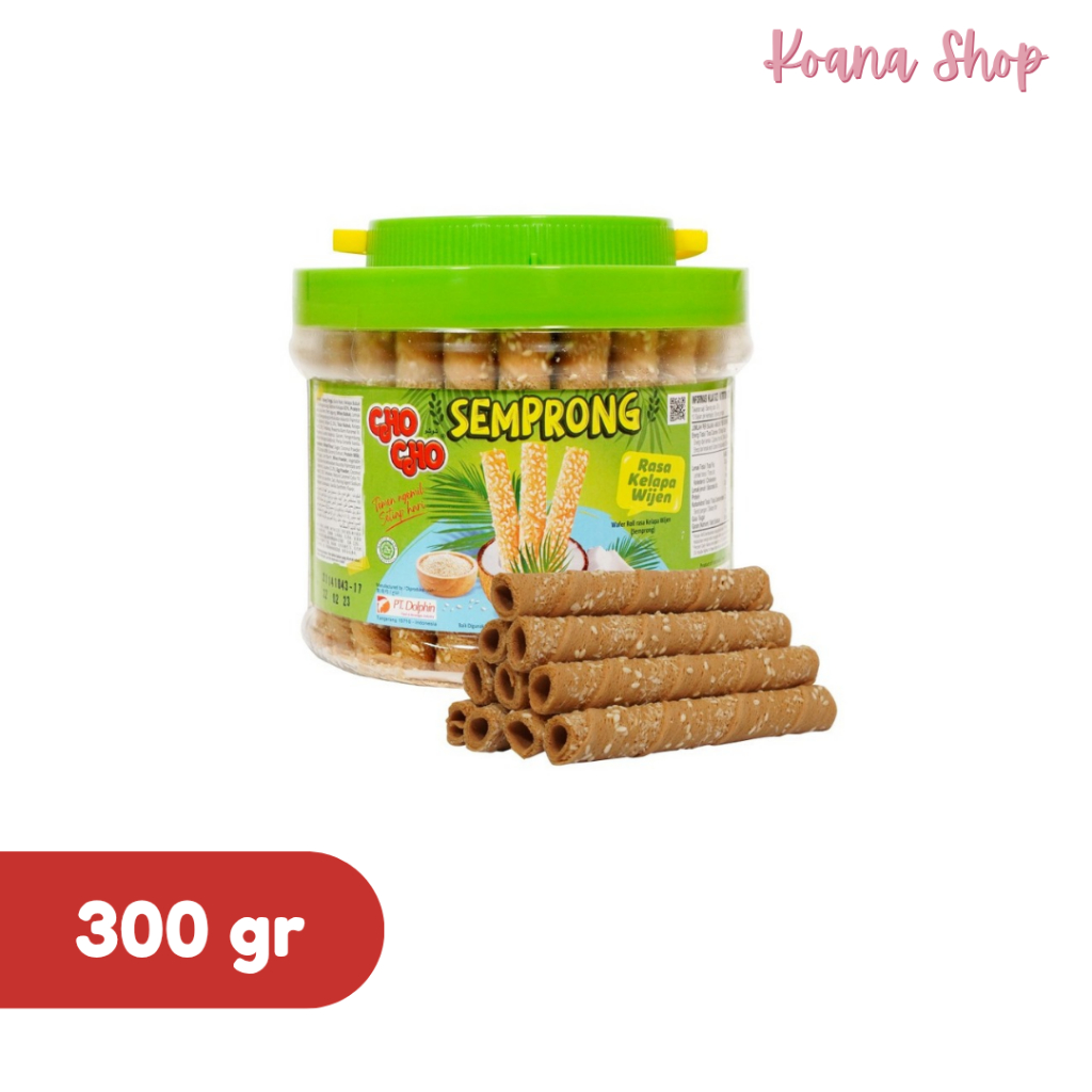 

Cho Cho Wafer Semprong Kelapa Wijen 300 gr