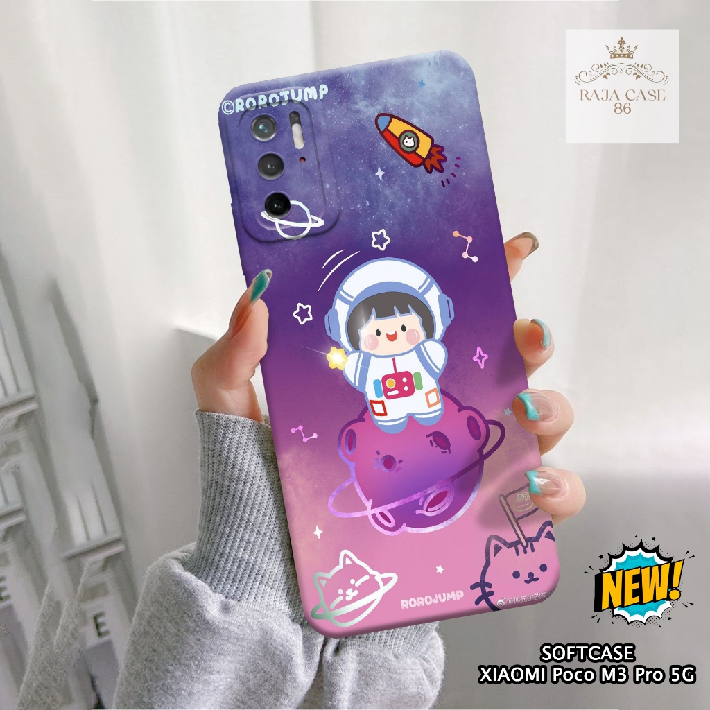 Softcase Xiaomi Poco M3 Pro 5G - Rajacase - Case Poco M3 Pro 5G - Motif Case Lucu - Case Xiaomi Poco