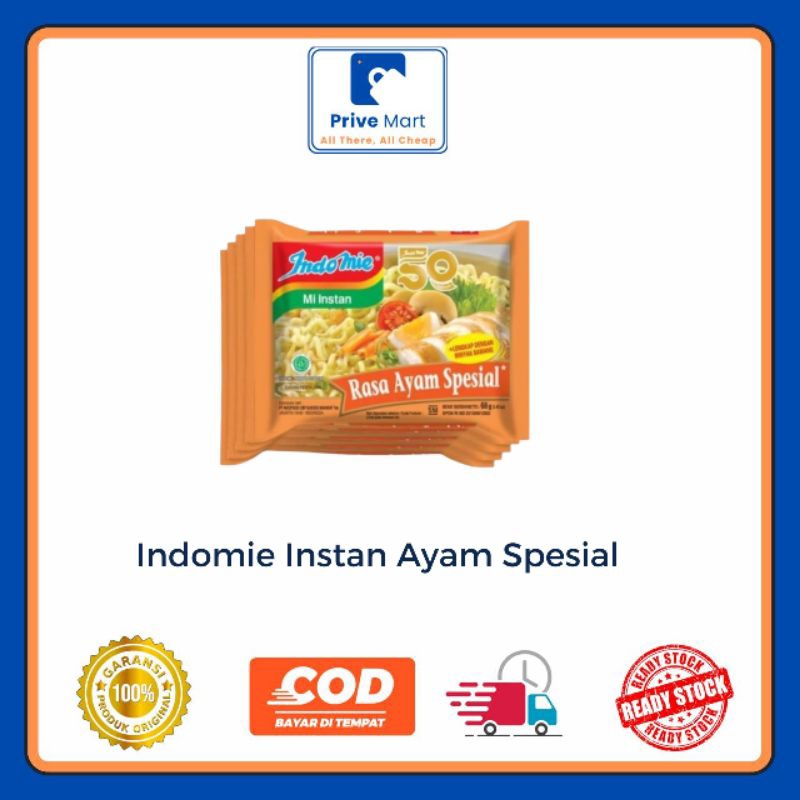 

Indomie Kuah Ayam Spesial 68g Prive Mart
