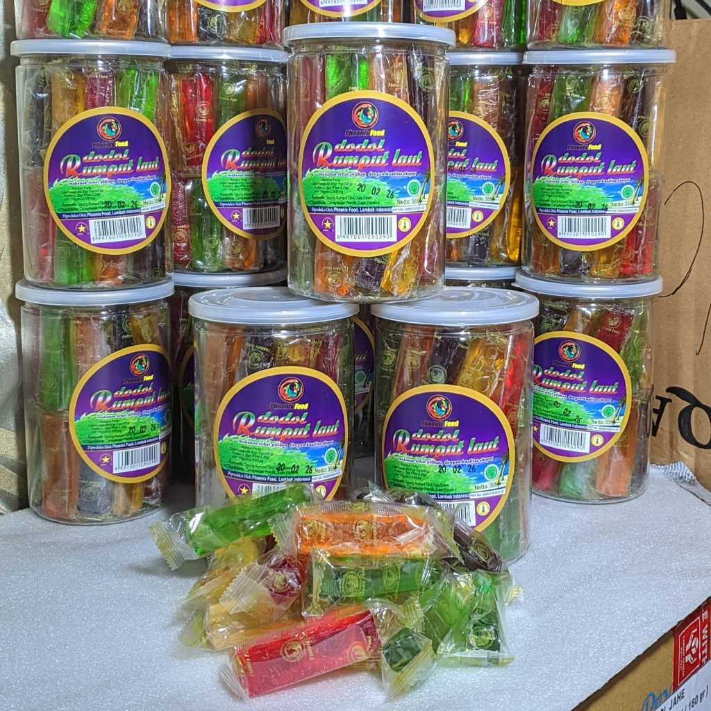 

RB [ HALAL ] Kinjo Jelly Dodol Free Toples Isi 355gr / Jelly Kinjo Viral Isian 355gr Toples