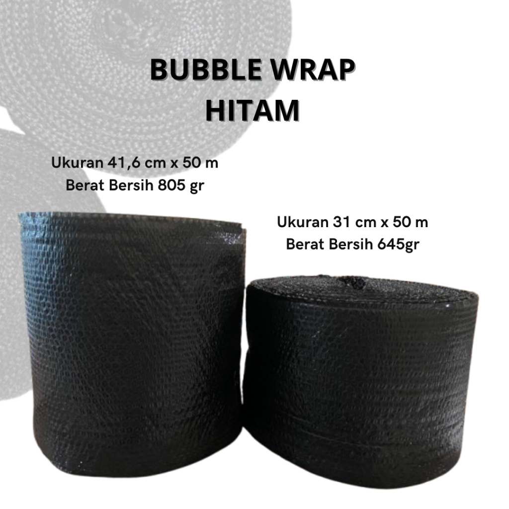 

BUBBLE WRAP HITAM POTONGAN