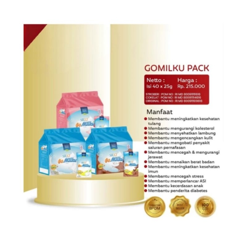 

Sr12 Go Milku Sachet isi 40 Rasa