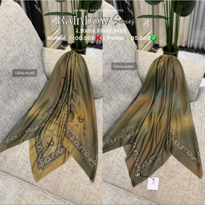 Hijab Journey Rainbow Olive Brown Journey Premium JP