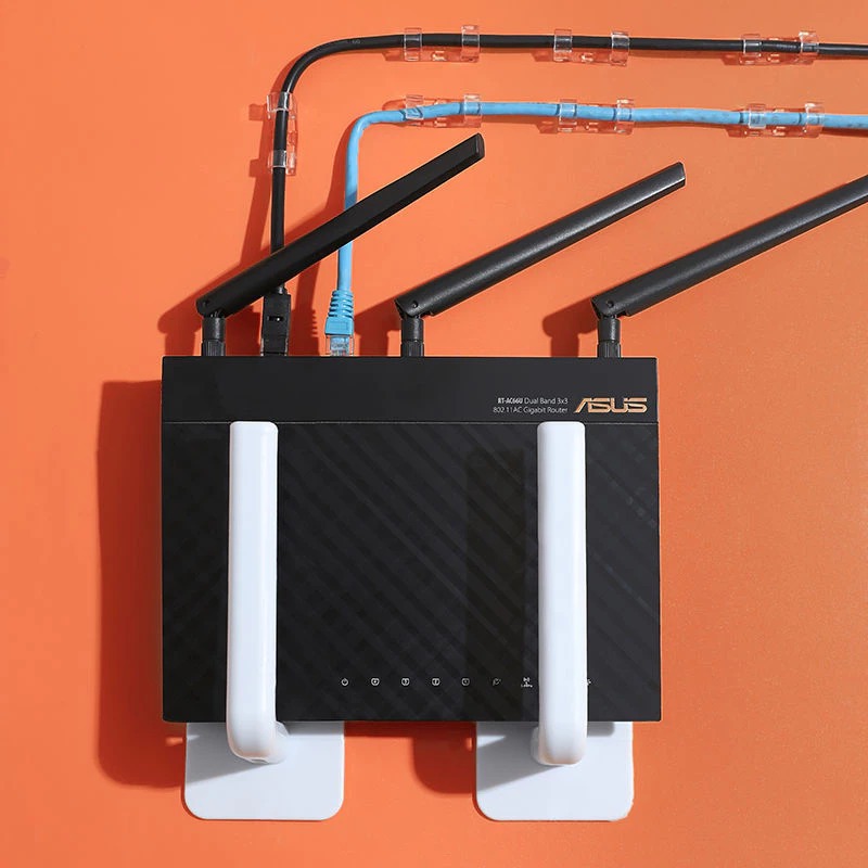 Rak dinding tempat router wifi stb tempel dinding serbaguna