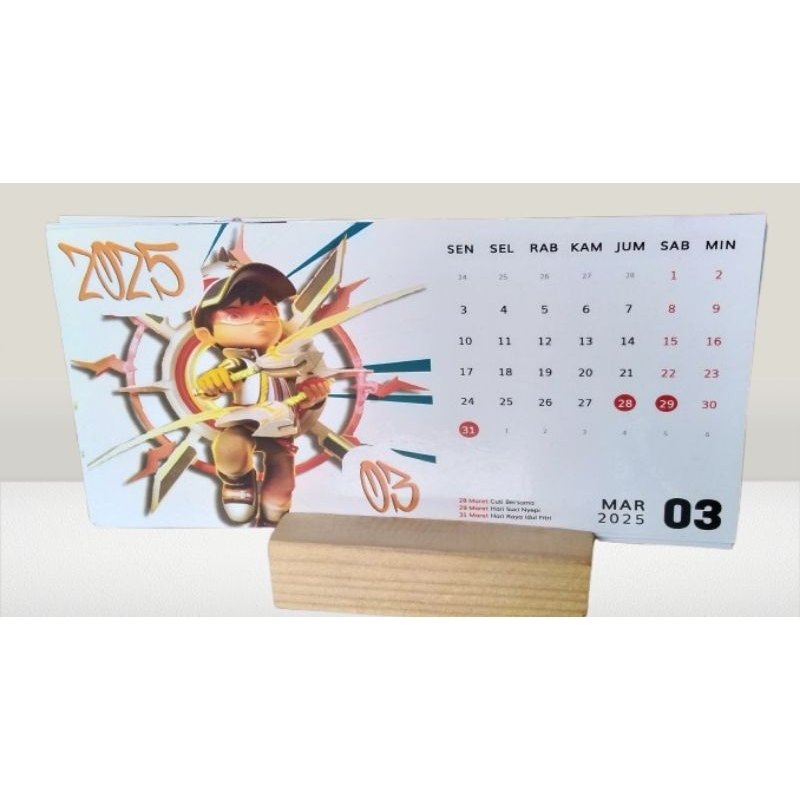 

Kalender Meja Karakter Boboiboy Galaxy Terbaru
