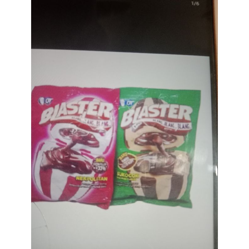 

Permen Blaster Neapolitan | Permen Blaster Sukocok [ 1Bungkus @125Gram ] | Permen Blaster