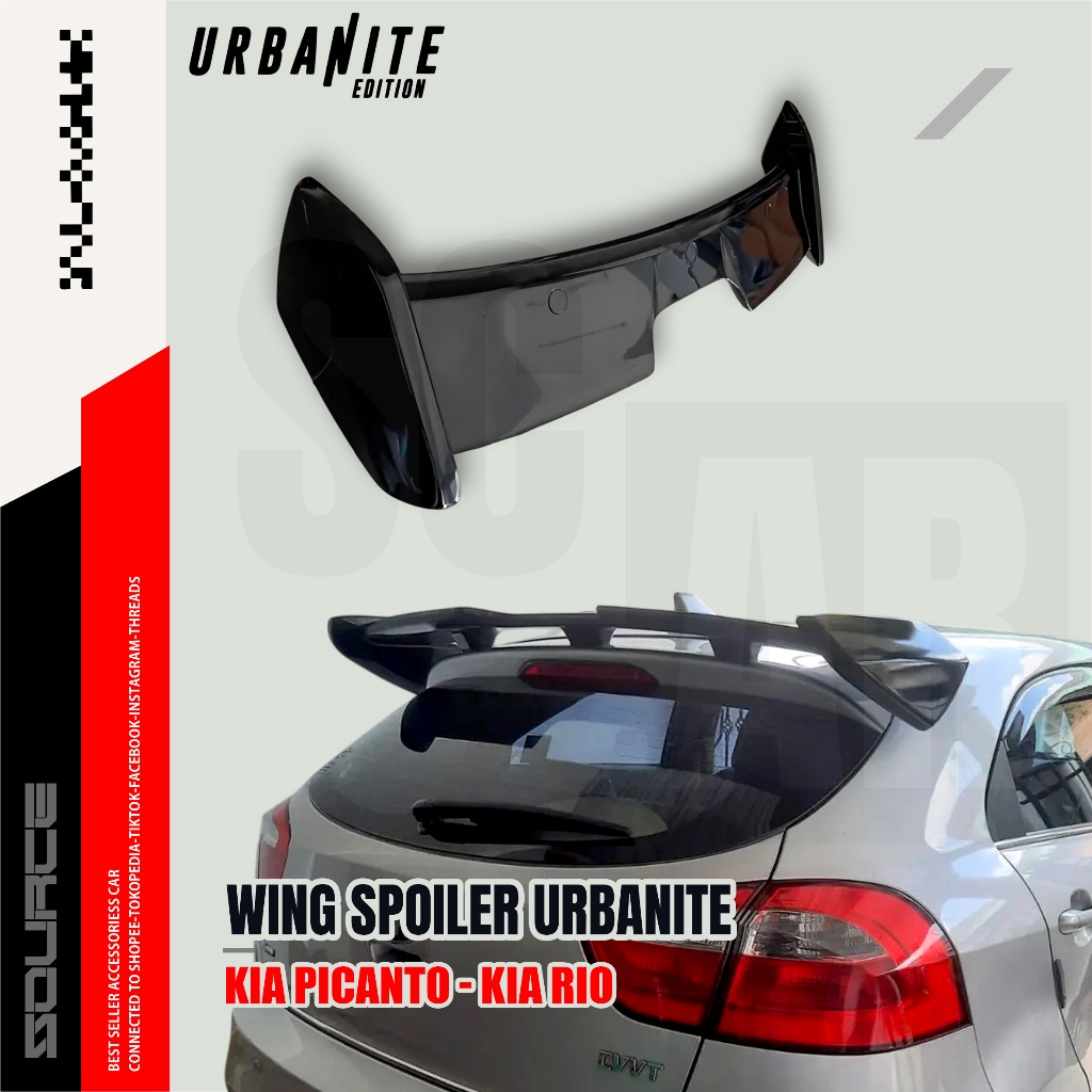 REAR WING SPOILER URBANITE - KIA RIO - KIA PICANTO