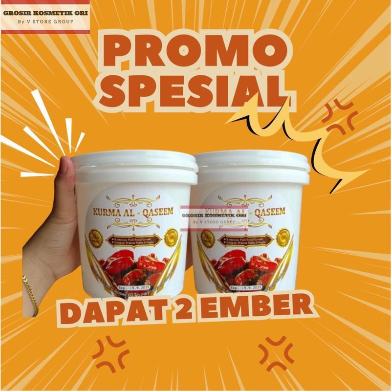

(BELI 1 GRATIS 1) Promo 2 ember kurma al qaseem 500gr exp 2027 free packing aman food