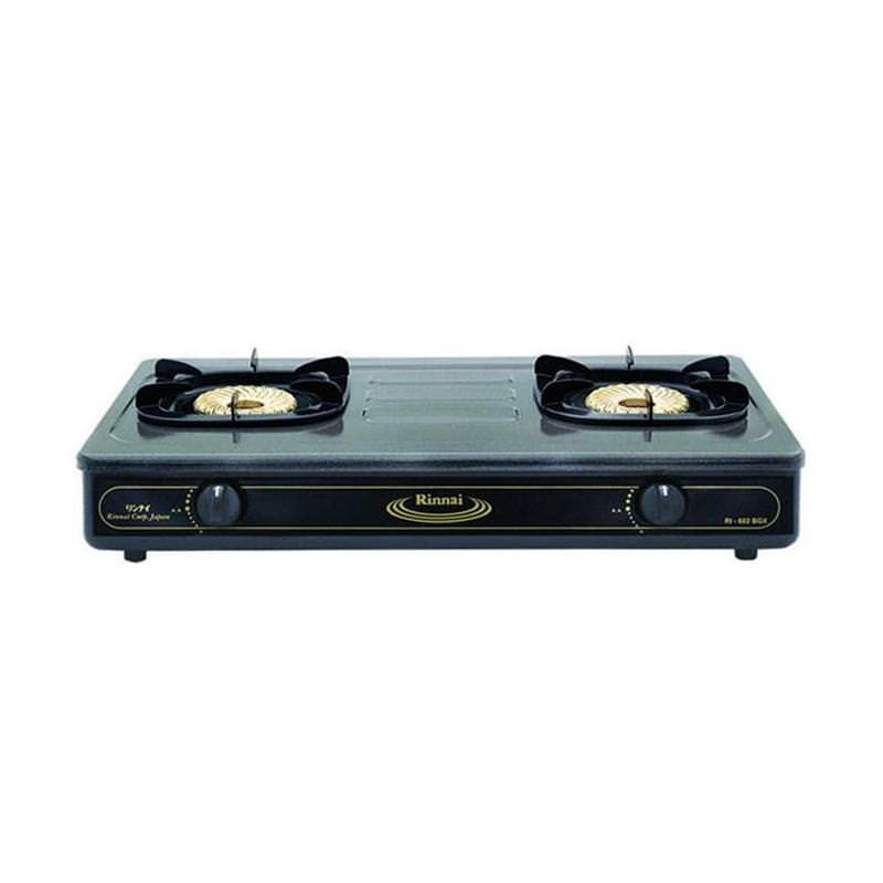 ompor Gas Rinnai RI-602BGX  - kompor gas dua tungku