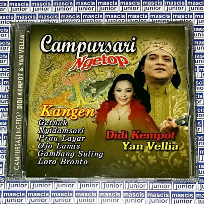 CD Didi Kempot & Yan Vellia - Campursari Ngetop . CD Original